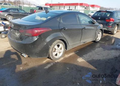 2013 Hyundai Elantra Gls из США, поврежденный, VIN 5NPDH4AE0DH426338
